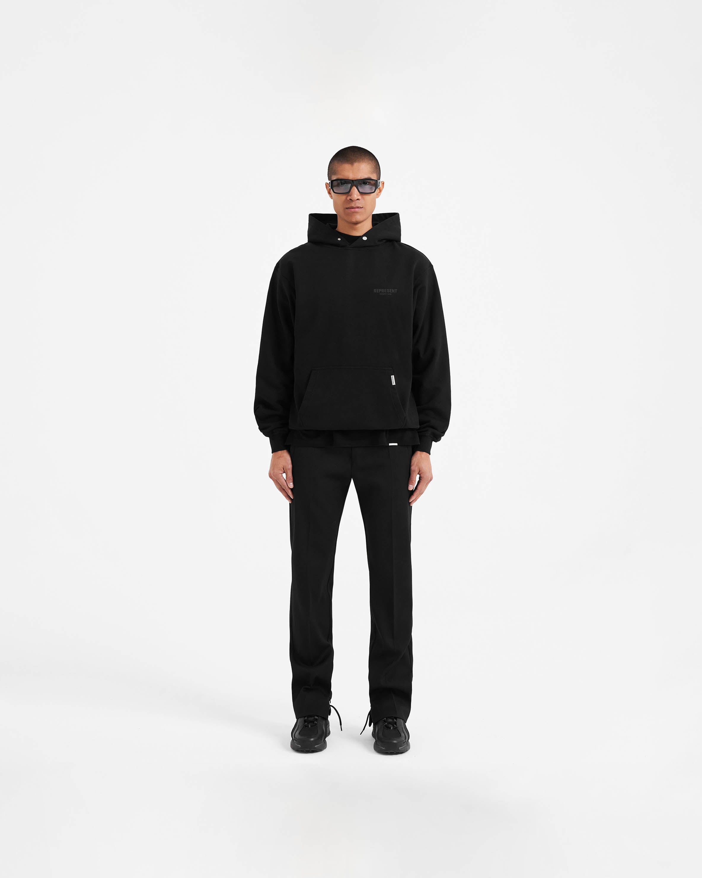 Represent Owners Club Hoodie - Black Reflective